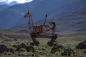 Un “guanaco robótico” que cruzó los Andes recuerda que revoluciones siempre son colectivas