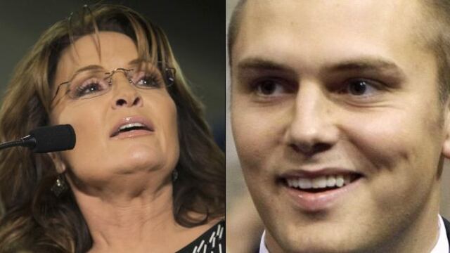 Hijo de Sarah Palin fue arrestado por violencia doméstica