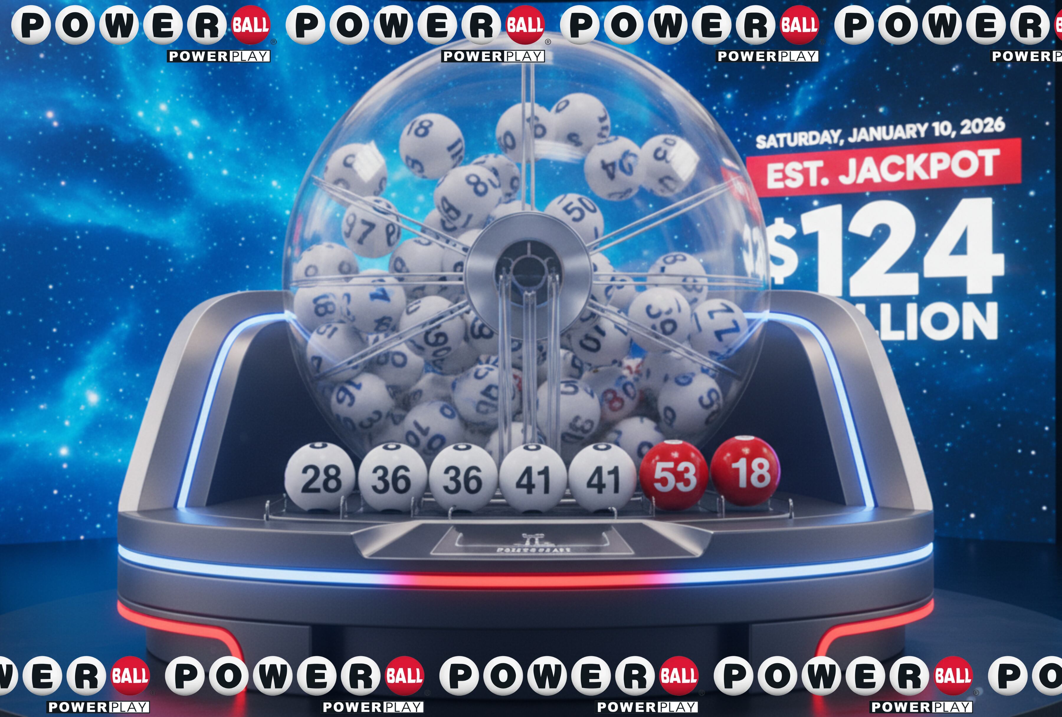 ¿Habrá un nuevo millonario este sábado? Revisa si alguien ganó el Powerball hoy, 10 de enero de 2026, y conoce los números ganadores del sorteo de $124 millones en EE. UU. ¡No dejes pasar tu premio y consulta los resultados ahora! | Crédito: Imagen creada por El Comercio MAG usando la IA de Gemini / Composición GEC