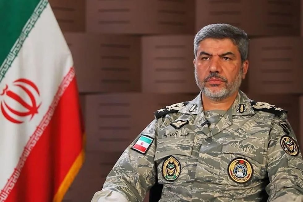 El portavoz del Ejército de Irán, el general de brigada Mohamad Akraminia. (EFE/ Agencia iraní Mehr / Archivo).