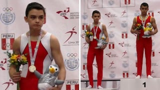 Gimnasta peruano Luis Pizarro logró medalla de plata
