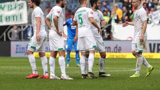 Con Claudio Pizarro: Werder Bremen venció 1-0 al Hoffenheim por la Bundesliga