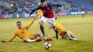Australia vs. Noruega: rival de Perú perdió 4-1 en amistoso