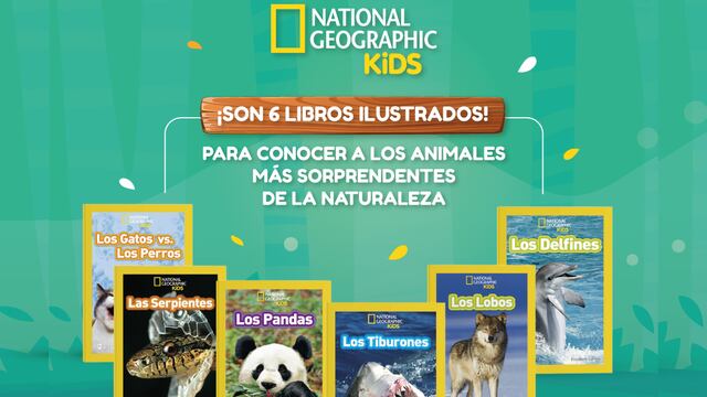 El Comercio lanza promoción imperdible para libros de Nat Geo Kids sobre fascinantes animales
