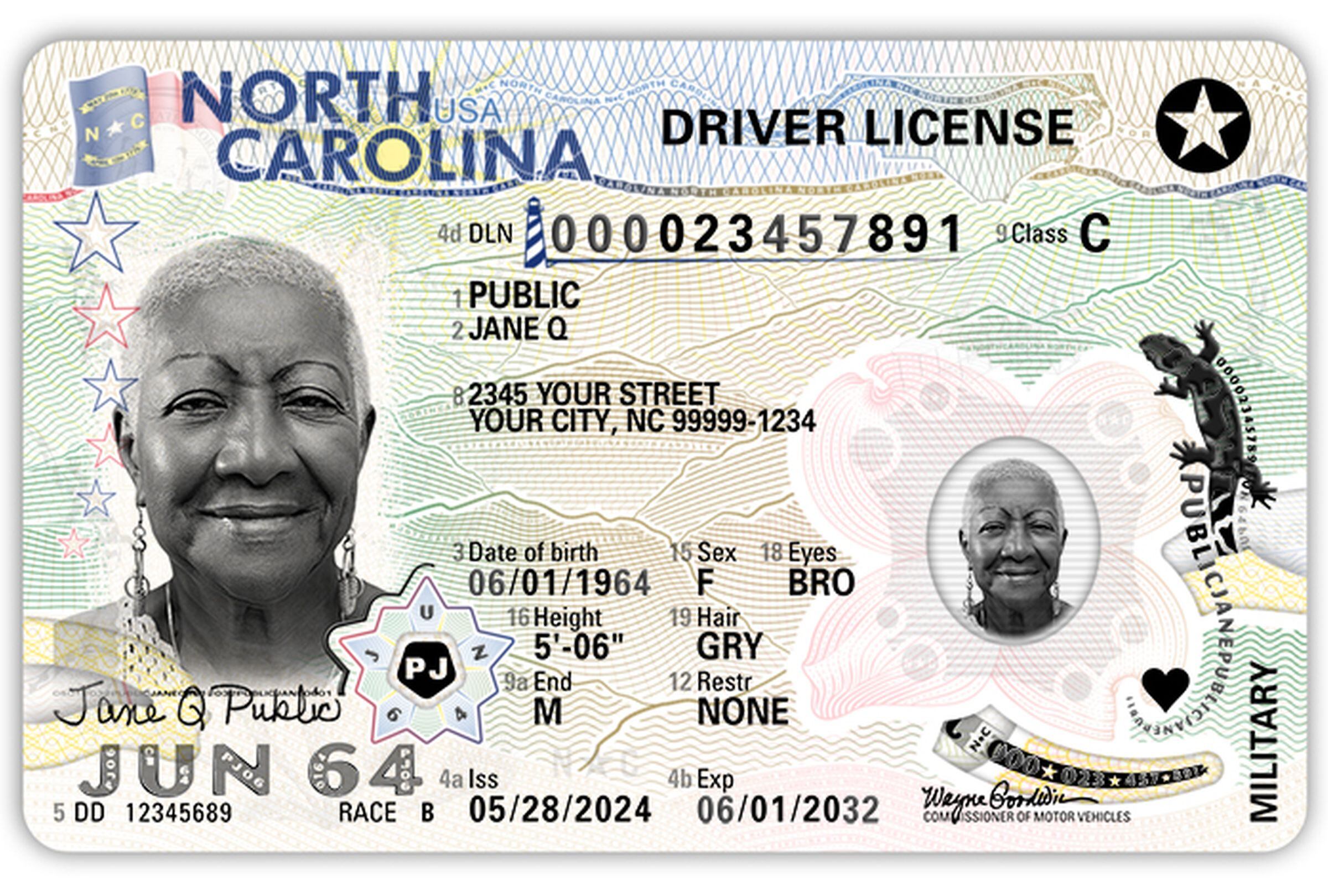 ECarolina del Norte trabaja en una norma que permite usar la licencia de conducir vencida (Foto: DMV North Caroline/ Imagen referencial no válida legalmente, solo usada con fines educativos)