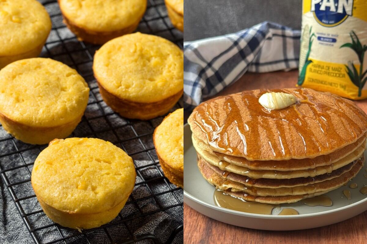 Los muffins de queso y vegetales, así como los panqueques, son opciones nutritivas y fáciles de preparar para la lonchera. (Foto: @pan_peru)