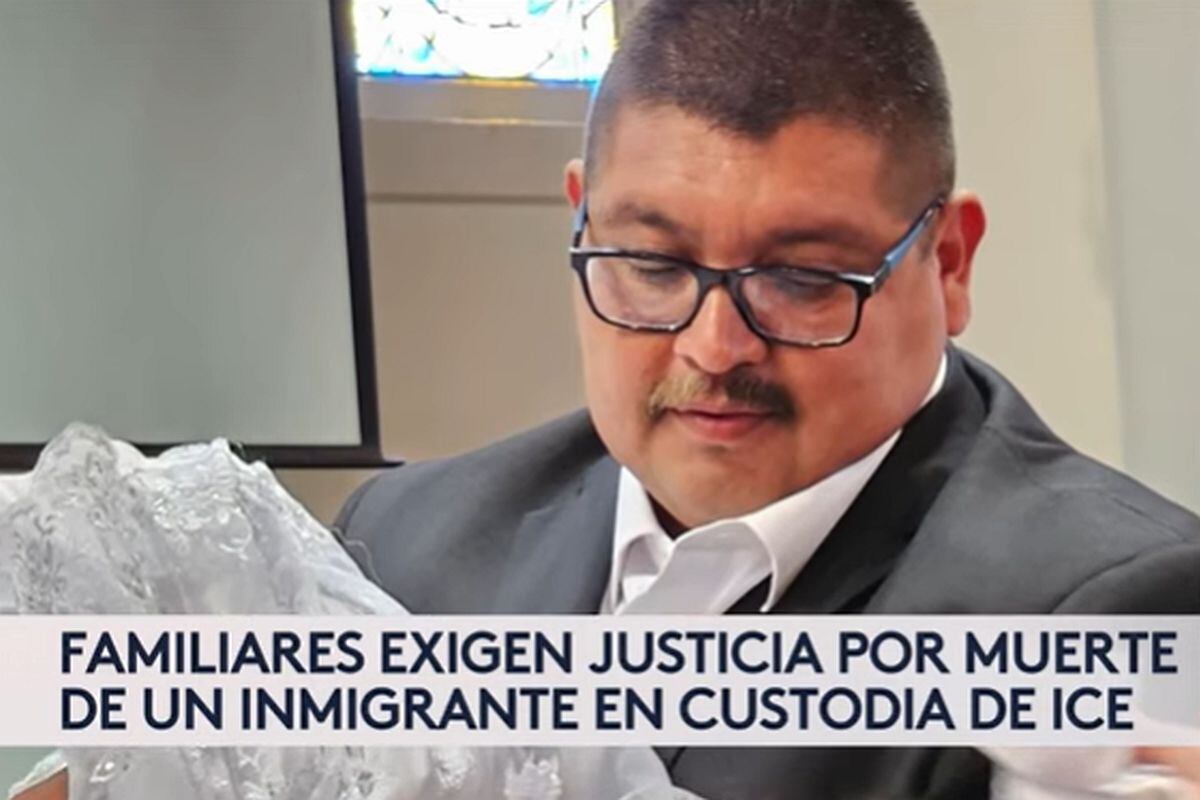 Ismael Ayala-Uribe falleció el 22 de septiembre a los 39 años mientras estaba bajo custodia de ICE en California. (Foto: captura @UnivisionLosAngeles / YouTube)