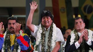 Presidentes de cuatro países se reúnen para respaldar a Evo Morales
