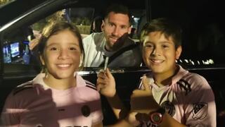 La felicidad de un niño al conocer a Lionel Messi en Miami: “Al mismísimo”