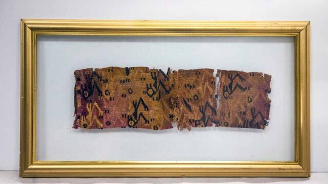 Mincul rescata textil prehispánico que se vendía en centro comercial del Cercado de Lima