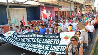 Iquitos se movilizó pidiendo que Lote 192 pase a Petro-Perú