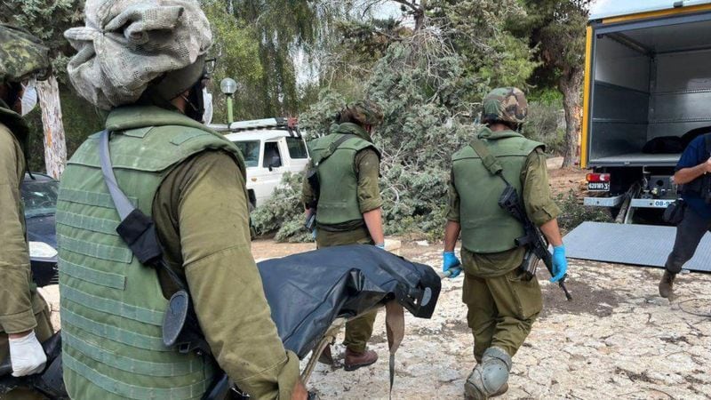 Kfar Aza, uno de los kibutz israelíes atacados por Hamás en Israel. (OREN ROSENFELD).