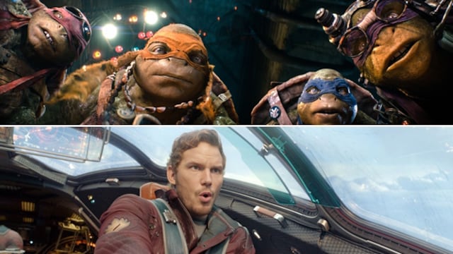 Los "Guardianes de la galaxia" superaron a las "Tortugas Ninja"