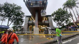 Colombia: un muerto y 20 heridos tras la caída de una cabina del sistema de teleféricos en Medellín