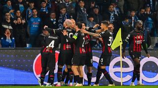 Napoli eliminado de la Liga de Campeones: cayó 2-1 ante Milan en el marcador global