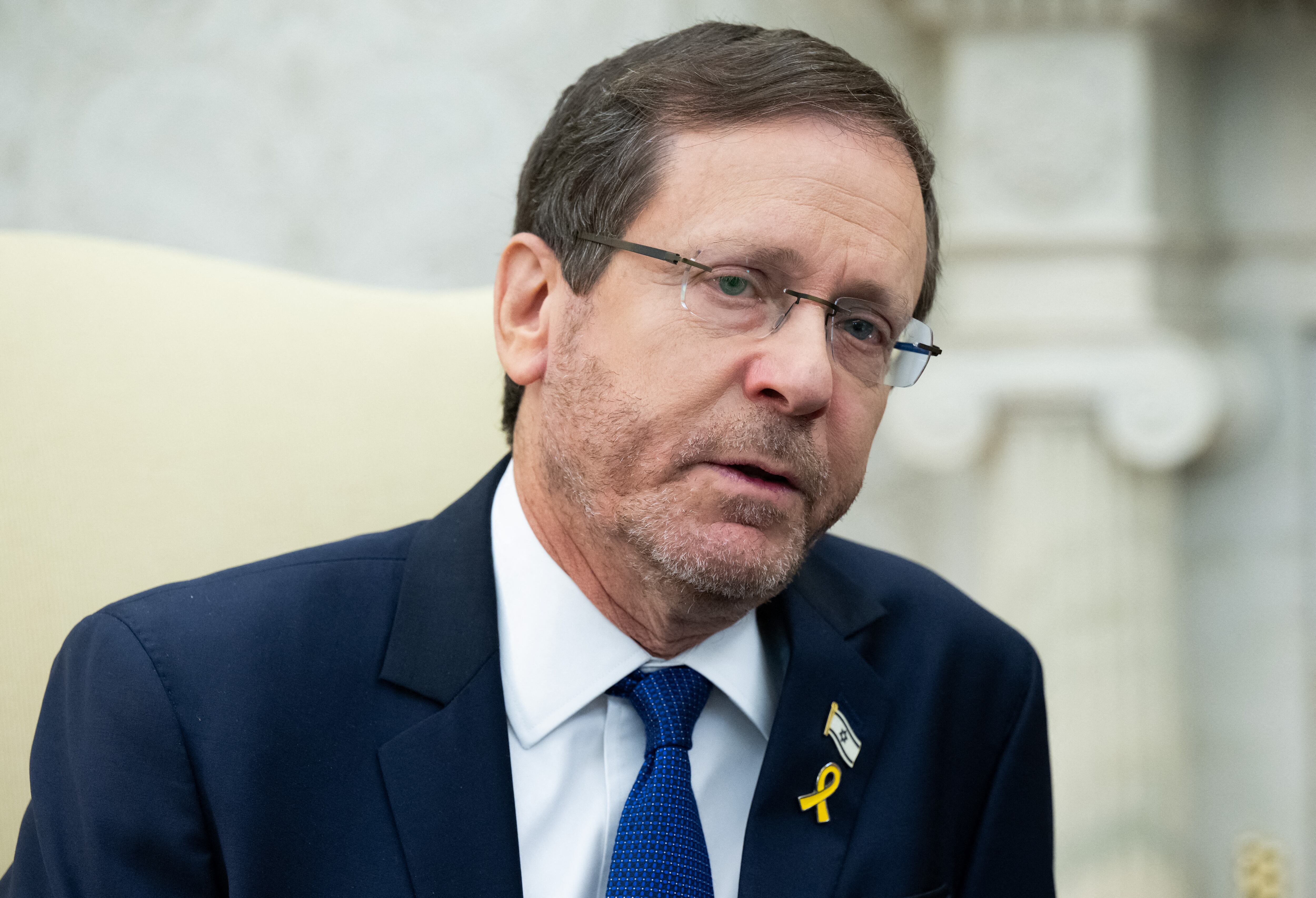 El presidente israelí, Isaac Herzog. (Foto de SAUL LOEB / AFP)