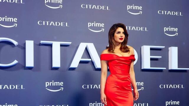 El viral vestido rojo con el que Priyanka Chopra sorprendió a Nick Jonas
