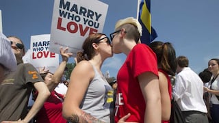 FOTOS: estadounidenses celebraron fallo que reconoce las bodas homosexuales