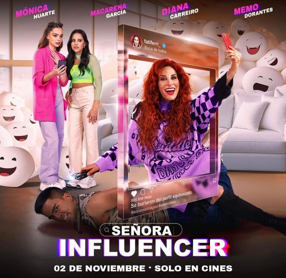 "Señora influencer" se estrenó en cines en noviembre de 2023 sin conseguir mucho éxito (Foto: Cinépolis)