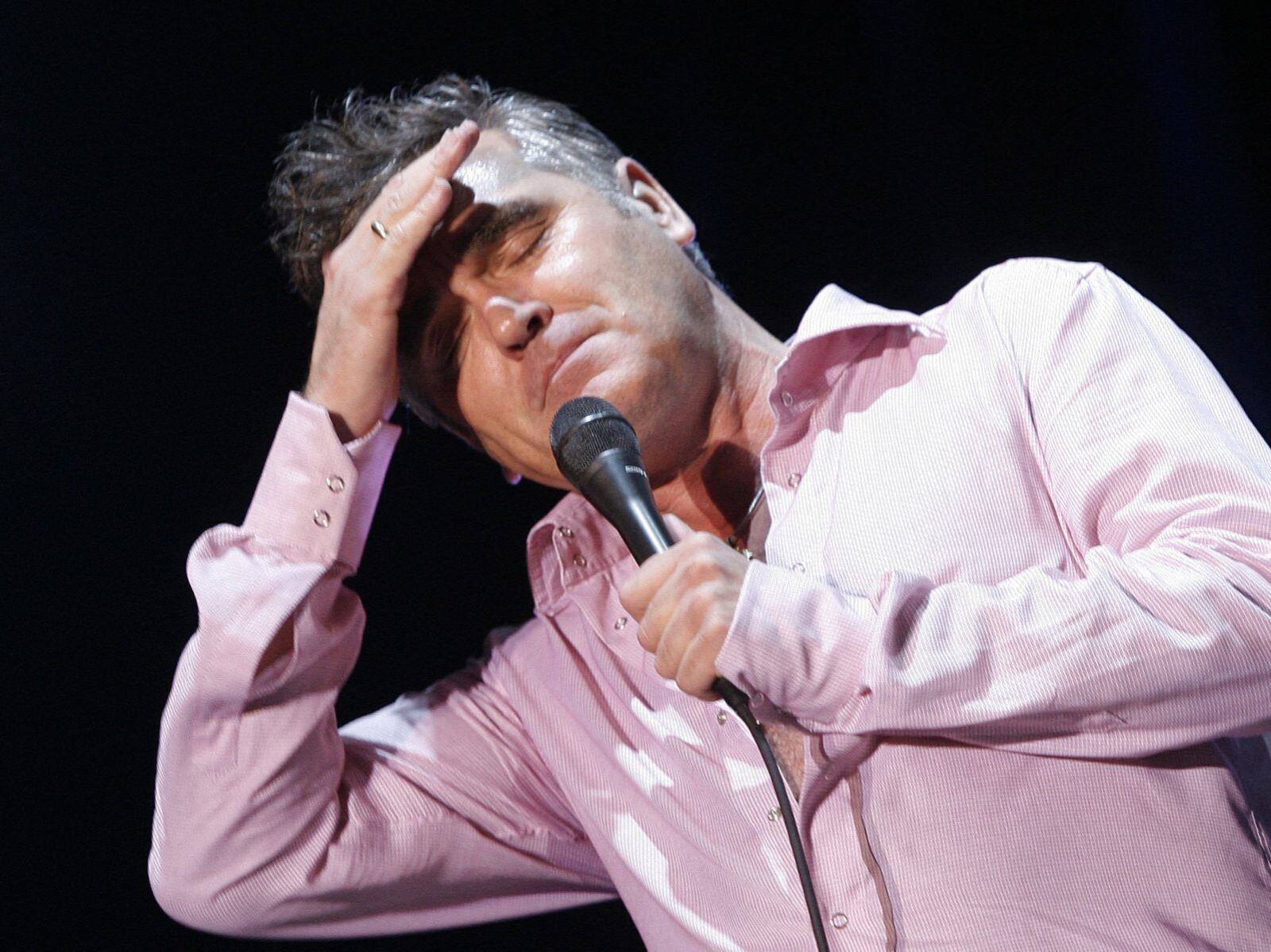 El estado de salud del cantante británico Morrissey ha generado preocupación en sus millones de fanáticos (Foto: Diego Tuson / AFP)