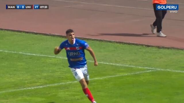 Matías Succar convierte el 1-0 para Mannucci sobre Universitario | VIDEO