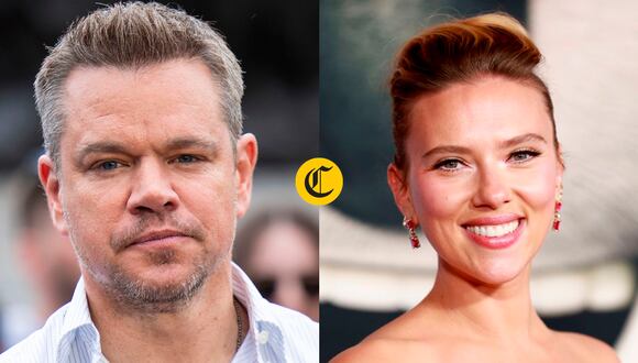 Matt Damon recordó el momento en que tuvo que besar a Scarlett Johansson: "Fue horrible" | Foto: Composición EC