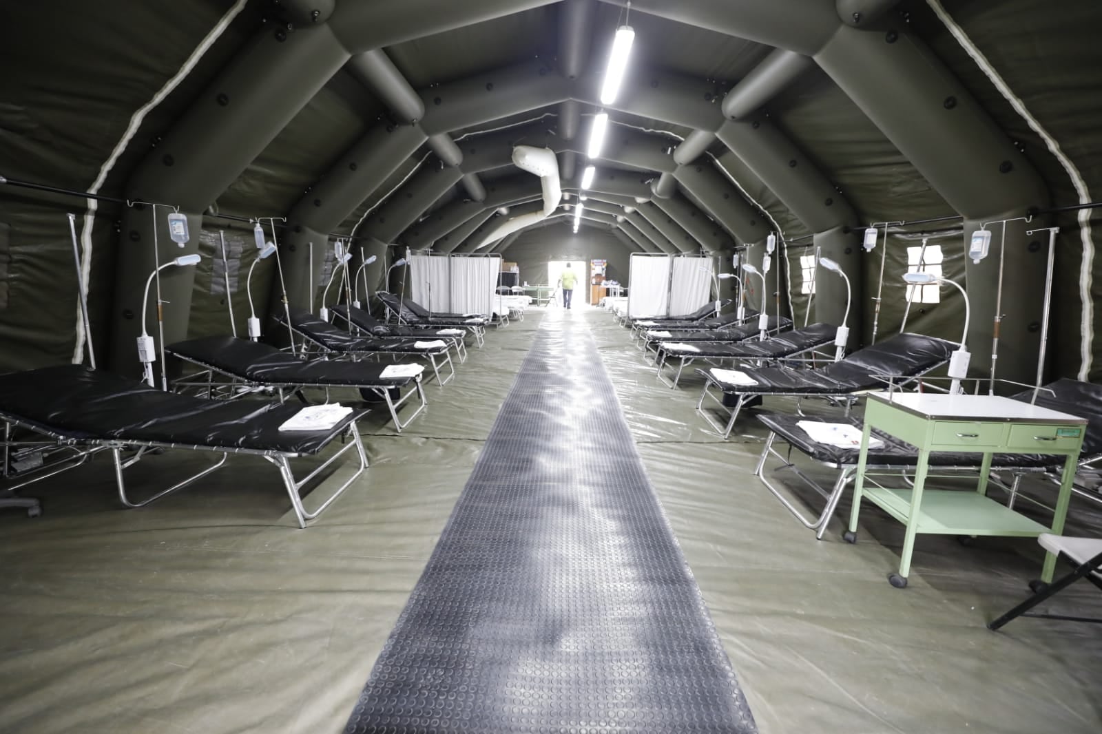 El Minsa presentó estos módulos de atención exclusiva donde se tratará el covid-19 (Foto: GEC / Piko Tamashiro)