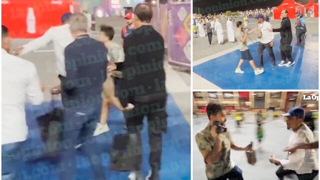 Eto’o se descontroló y agredió a un fanático con una patada en la cabeza en Qatar 2022 | VIDEO