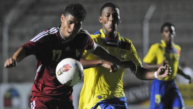 Sub 20: Venezuela derrotó 1-0 a Ecuador en su debut en el torneo