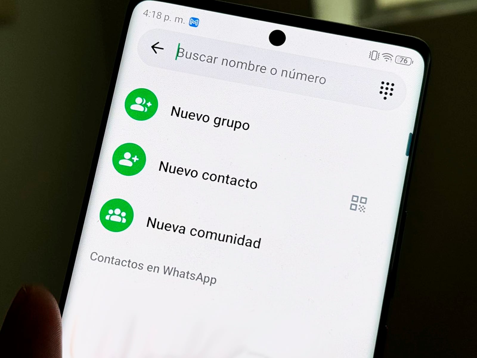 WHATSAPP | Solo deberás colocar en el buscador el número y el código de país. (Foto: MAG - Rommel Yupanqui)
