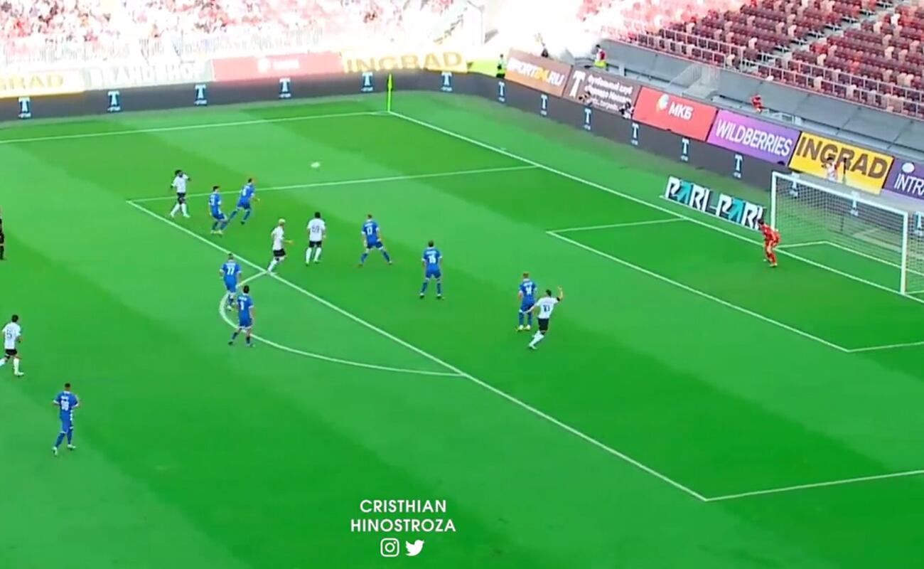 El delantero peruano anotó el 1-1 de Torpedo FC vs. Chernomorets con una ‘joyita’ que dejó impactado hasta al más indiferente.