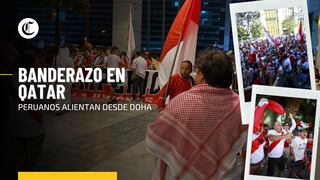 Selección peruana: así se vivió el impresionante banderazo en Doha a un día del repechaje ante Australia