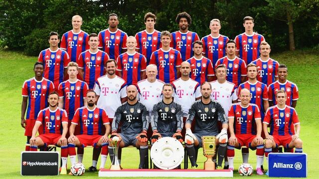 Bayern Múnich presentó a su plantel oficial para esta temporada