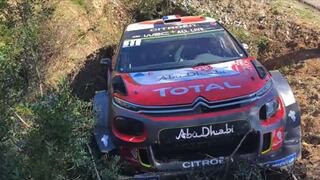 YouTube: Así fue el accidente que sacó a Loeb del WRC de Córcega | VIDEO