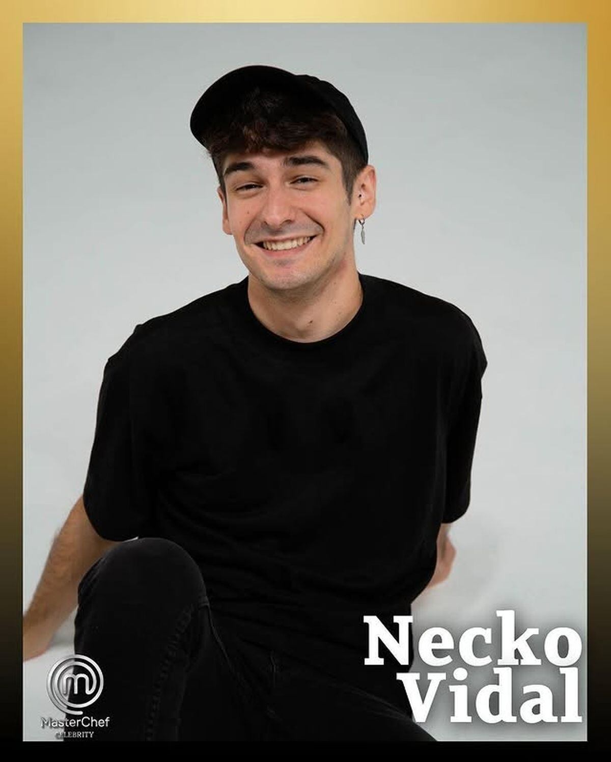 Necko Vidal forma parte del reality (Foto: MasterChef Celebrity / Instagram)