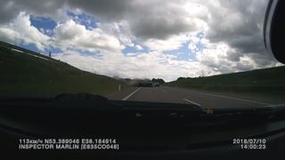 YouTube: Conductor se salva de accidente gracias a una rápida maniobra | VIDEO