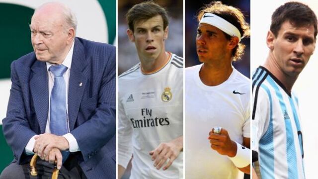 Messi, Nadal y Bale expresan su pesar por muerte de Di Stéfano