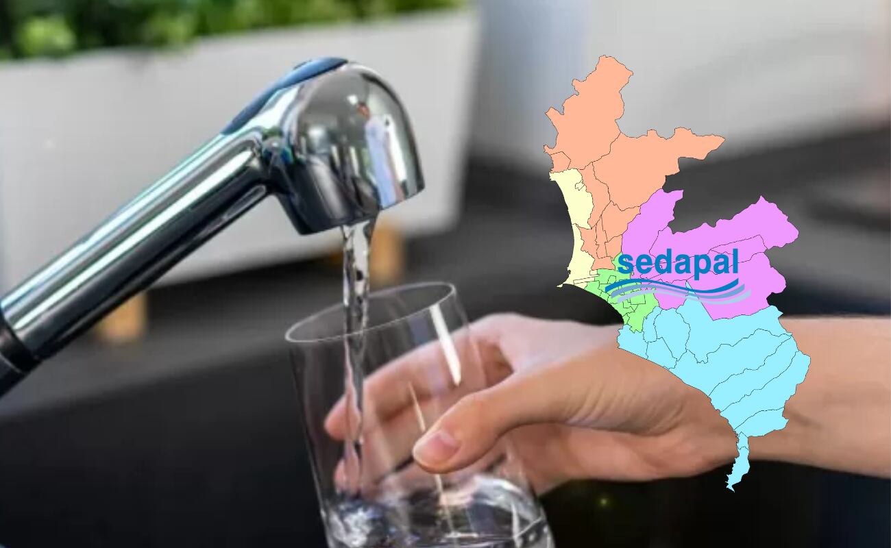 Corte de agua en Lima HOY: revisa los reportes de Sedapal con toda la información | Foto: Composición EC