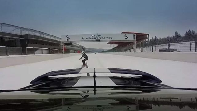 Usaron un Nissan GT-R para hacer snowboarding [VIDEO]