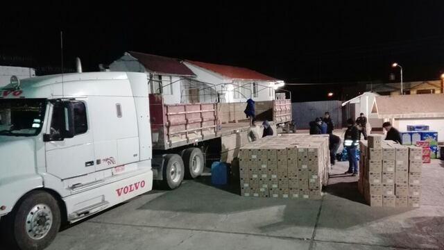 Incautan mercadería de contrabando en vía Juliaca-Arequipa