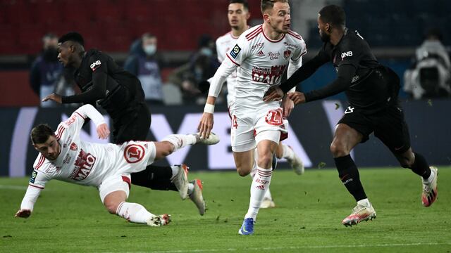 Tres puntos de oro: PSG venció a Brest por la Ligue 1