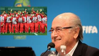Joseph Blatter felicitó a la selección Sub 15 por oro olímpico
