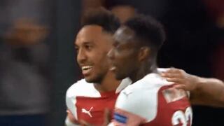 Arsenal vs. Vorskla: Aubameyang marcó 1-0 tras perfecto contraataque en Europa League | VIDEO