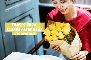 53 frases para regalar flores amarillas este 21 de septiembre y transmitir todo tu cariño