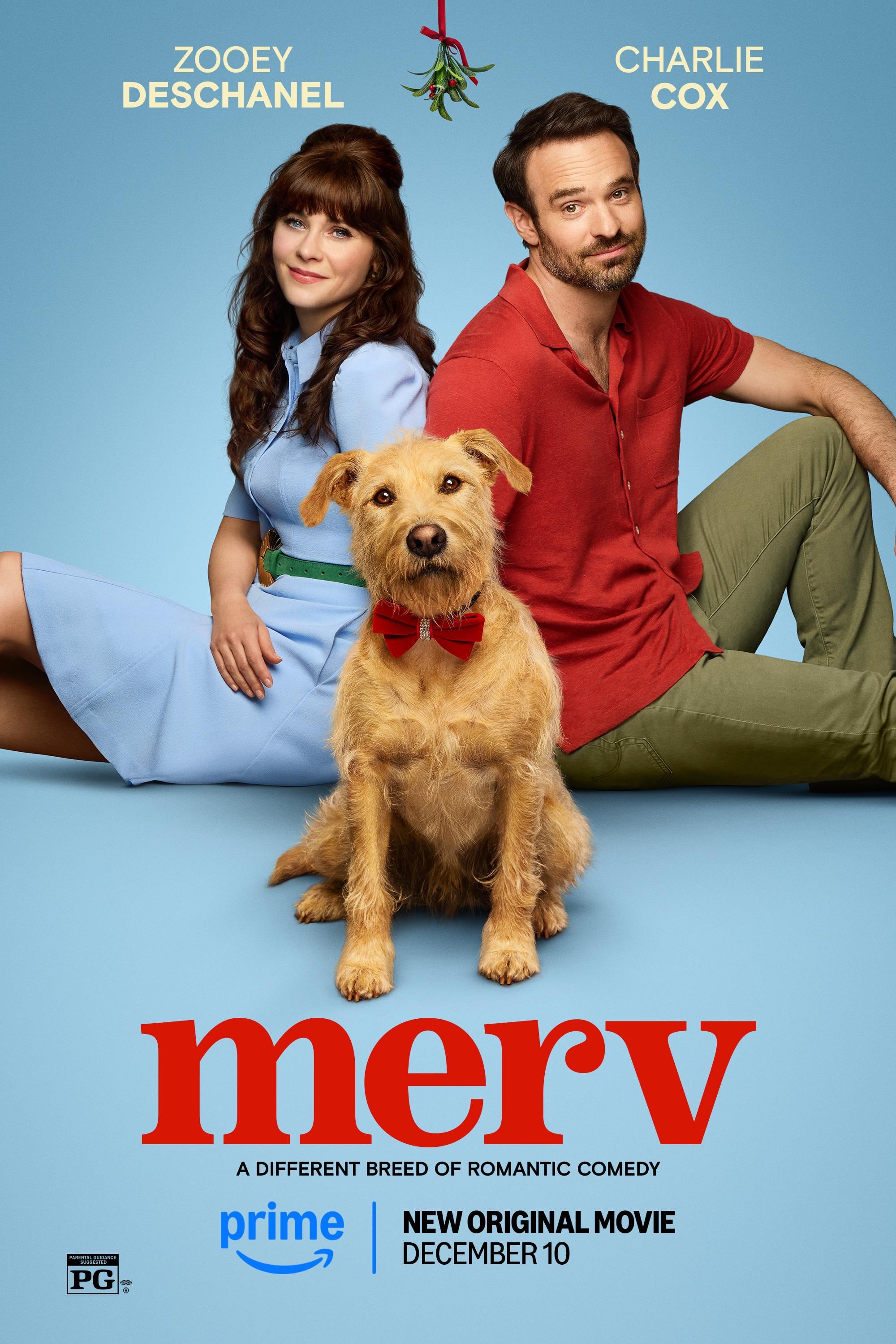 El póster de "Merv", comedia romántica de la directora Jessica Swale que se desarrolla a lo largo de 105 minutos de metraje (Foto: Amazon MGM Studios)