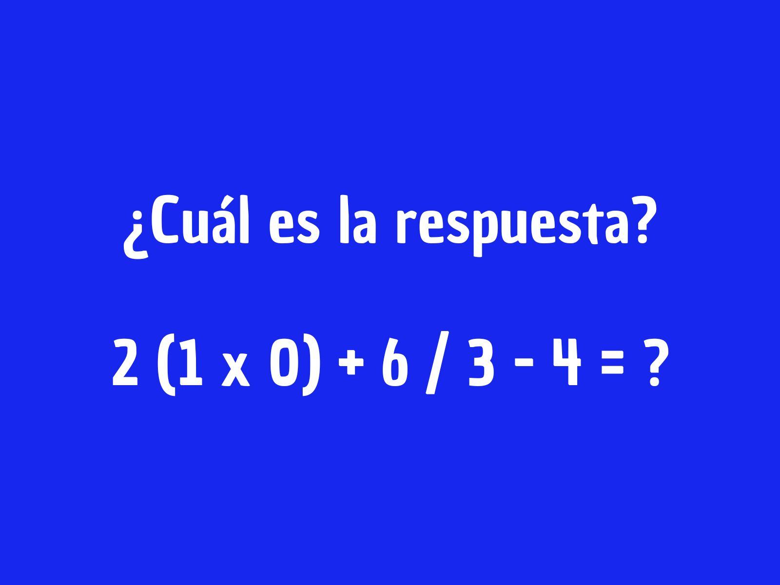 Reto matemático: Marca la diferencia y responde correctamente este problema en pocos segundos. (Creación: Mag)
