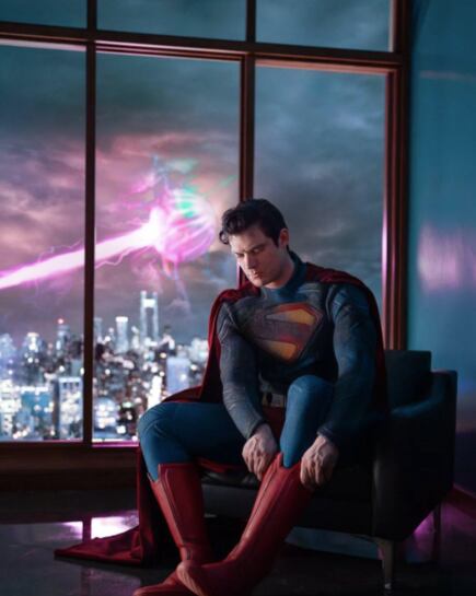 La primera imagen de David Corenswet como Superman en la nueva película de James Gunn (Foto: DC Studios)
