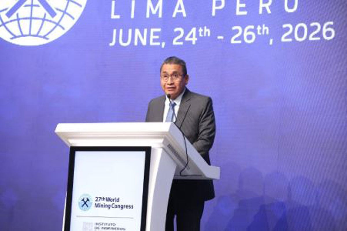 Ministro de Energía y Minas proyecta inversiones mineras por US$6.300 millones en 2026
