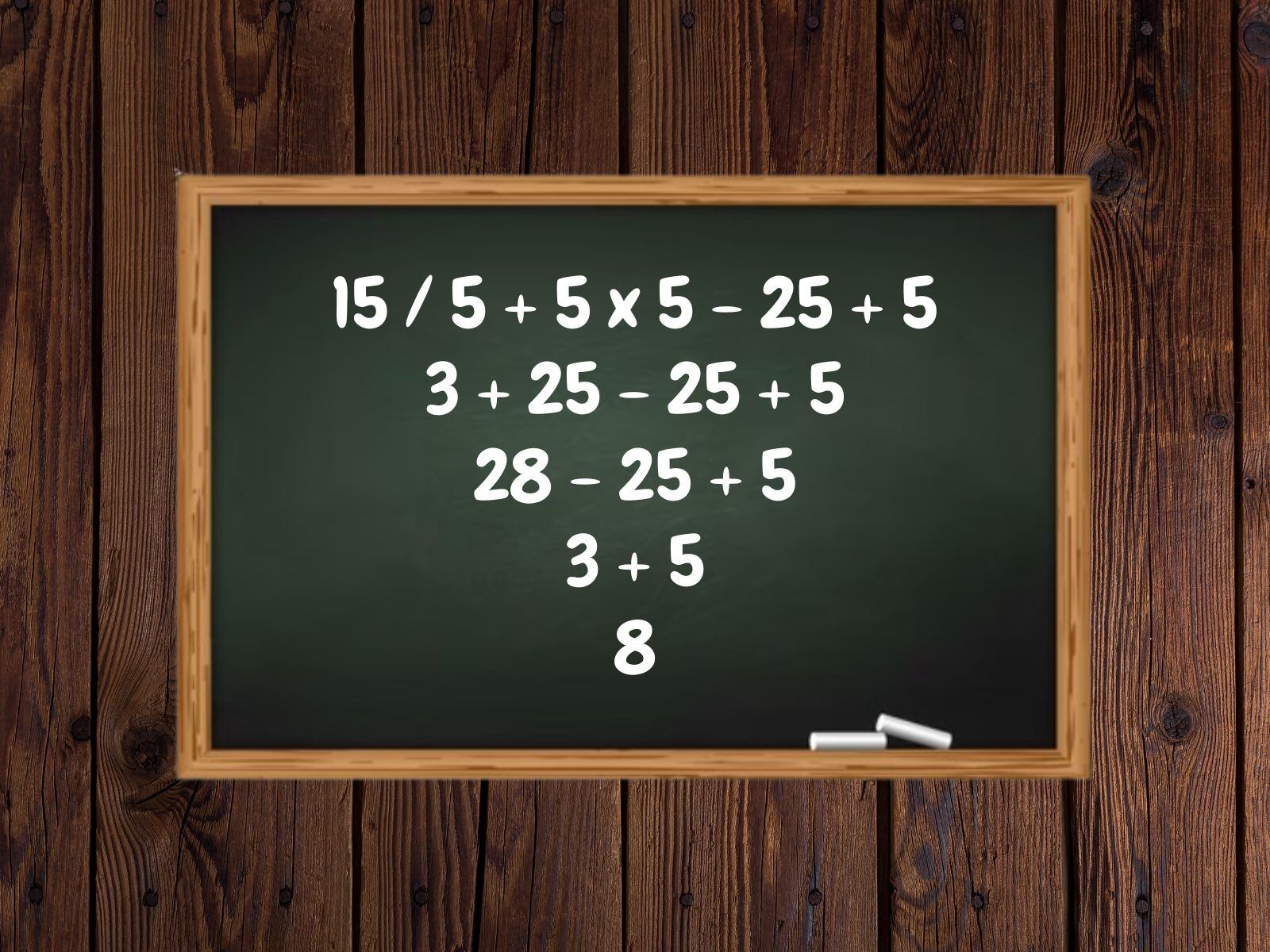 Reto matemático: Esta es la forma de correcta de solucionar este problema. (Creación: Mag)