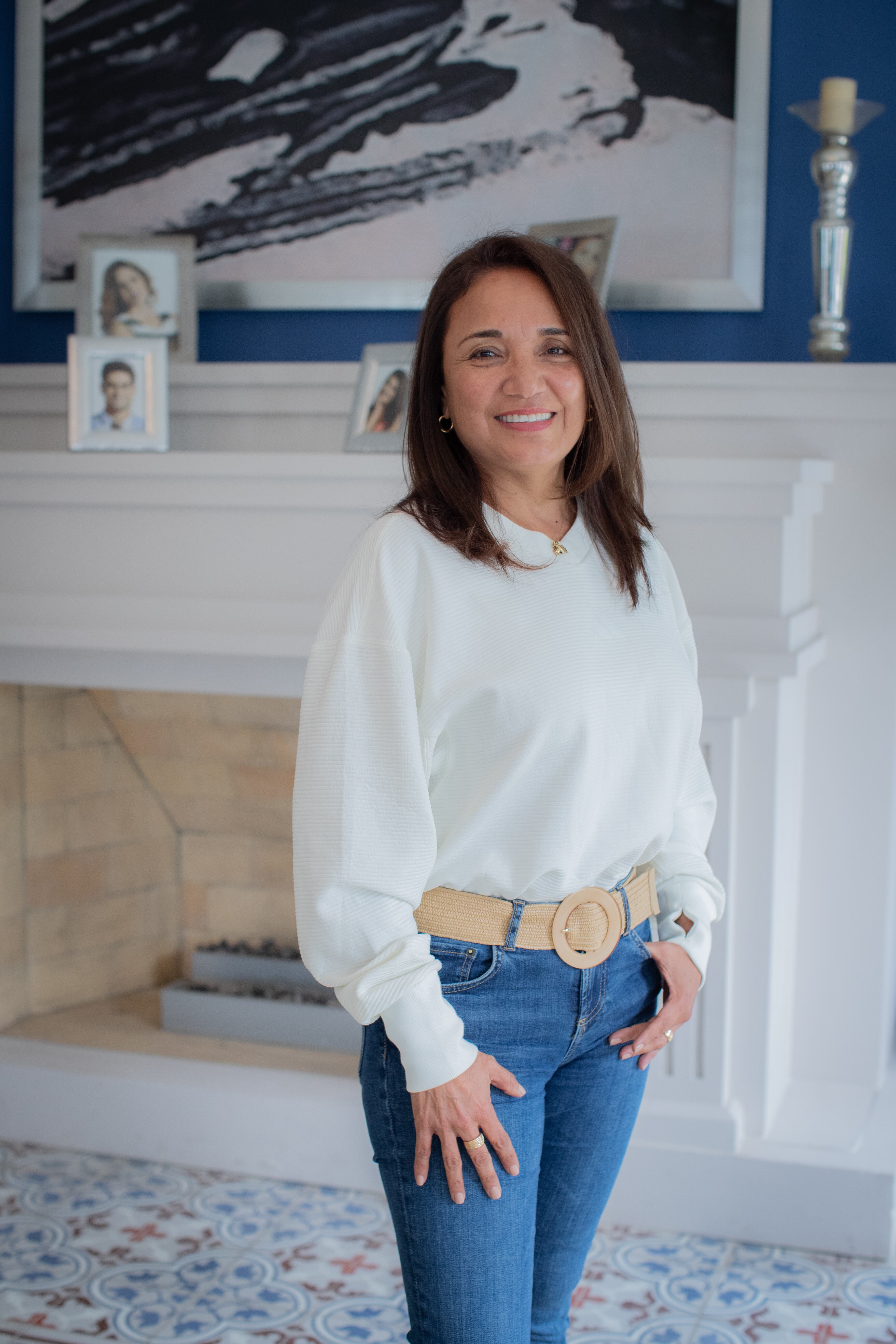 Estela Redhead, productora general de "Al fondo hay sitio". (Foto: Hugo Pérez)